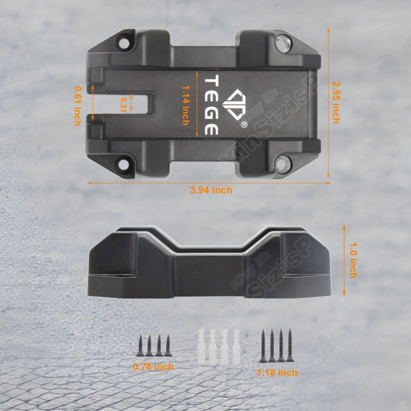 TEGE Gun Magnet Mount Magnetic Holster Concealed Gun Handgun Holder
