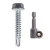 Pack of 100 DIN 7504 K Galvanised Steel 4.2 x