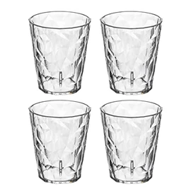 Koziol Superglas Club No. 1, set of 4, crystal clear, 250 ml, transparent, 4409535