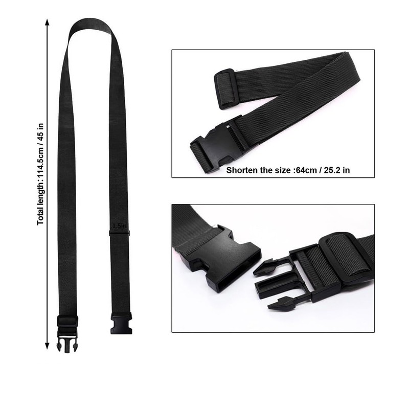 Luggage Straps for Suitcases TSA Approved, Travel Accessories to Connect