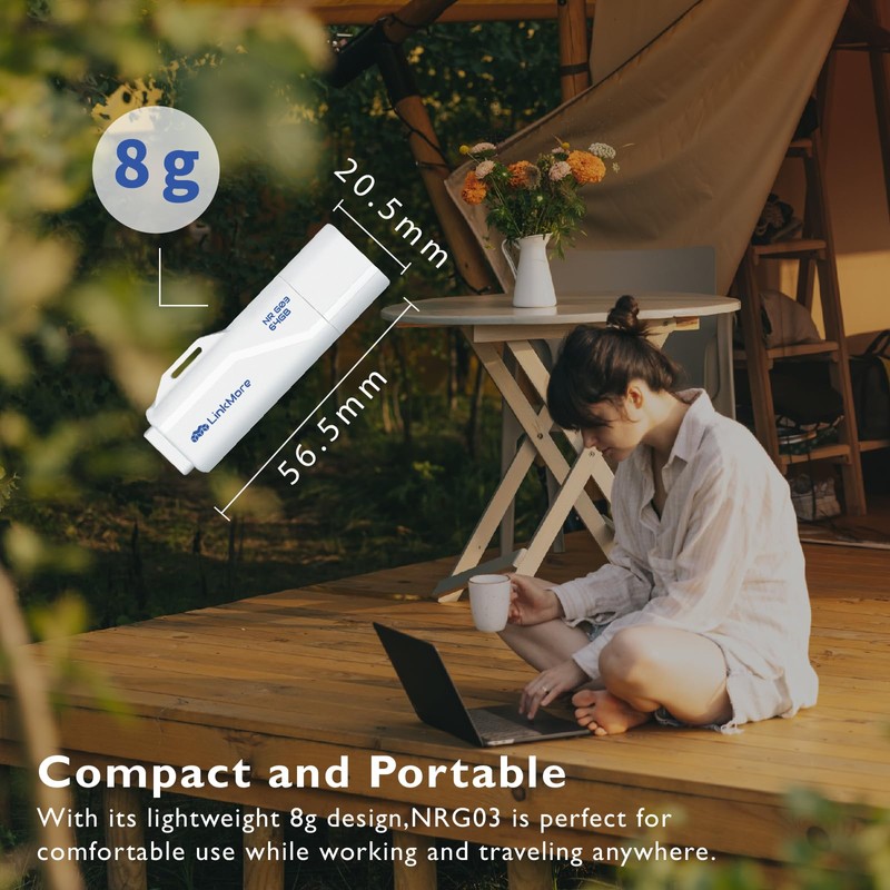 LinkMore NR G03 64GB USB 3.2 Flash Drive, Read Speed