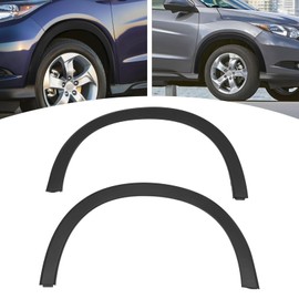 1 Pair Front Wheel Fender Flares, for 2016-2022 Honda HR-V Wheel Arch Molding Trim, Direct Replacement OEM 74107T7WA01, 74157T7WA01 (Left + Right)