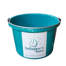 The GALLAGHER'S WATER Teal Bucket (2 Gallon)