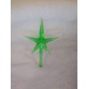 Green Modern Large Star for Ceramic Christmas Tree Topper