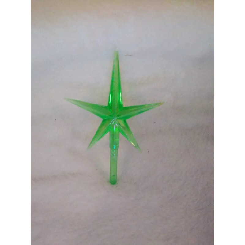 Green Modern Large Star for Ceramic Christmas Tree Topper
