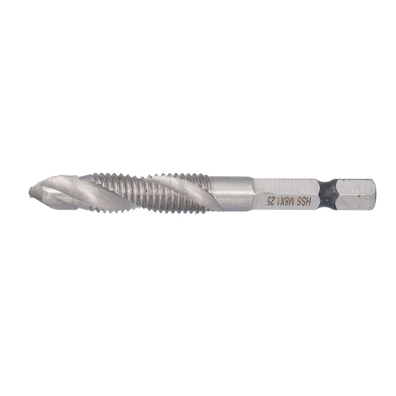 Drill Tap Bit Set Hex Shank Metric Combo HSS Ti