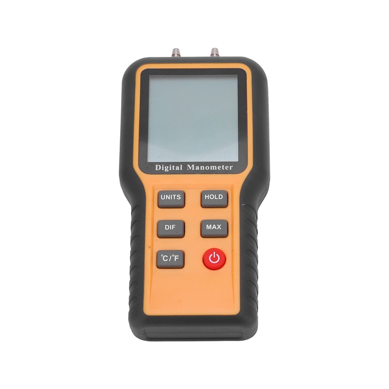 Handheld Digital Manometer for Positive and Negative Air Pressure Measurement