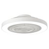 Depuley Modern Ceiling Fan with Light: 19" Bladeless Flush Mount