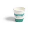Perk PK54366 Paper Hot Cup, 10 Oz., White/Teal, 50/Pack