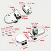 LC LICTOP No Drill Showcase Lock for 0.2-0.3 inch Glass,