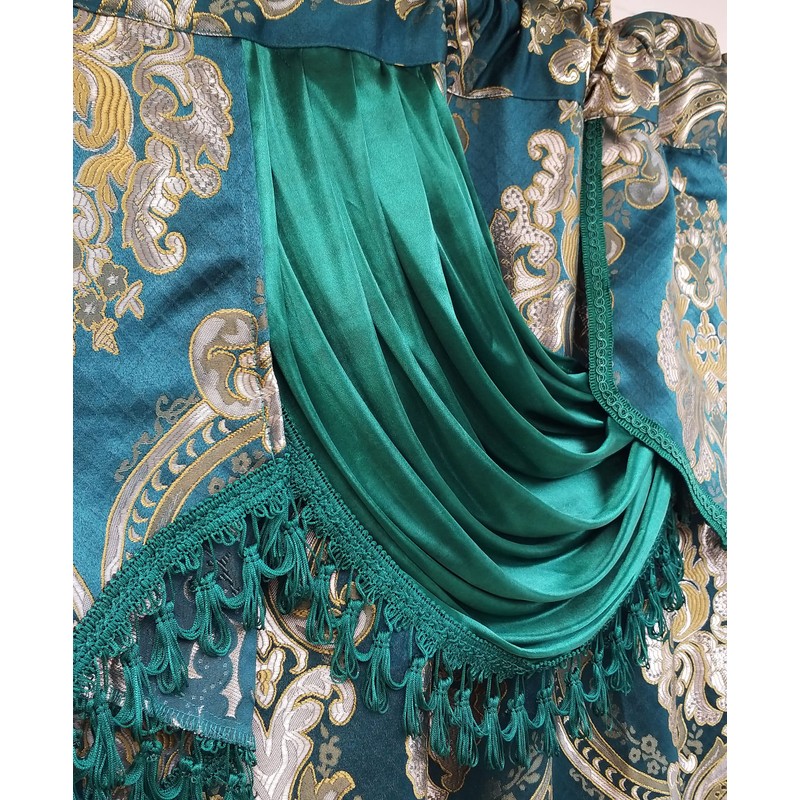 GOHD Luxe Love. Jacquard Window Curtain Panel Drape with Attached