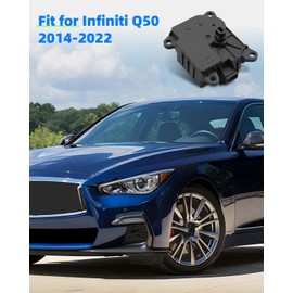 Air Mix Actuator Left Side Fit for Infiniti Q50 2014-2022, HVAC Heater Blend Door Actuator Replace 27732-4GF0A 27732-4GF0B, No White Clip Included