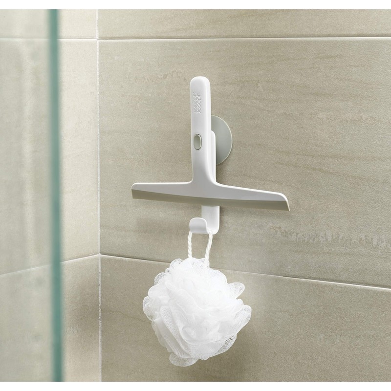 Joseph Joseph EasyStore Slimline Shower Squeegee with Storage Hook, Shower
