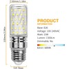 BHCH E26 LED Corn Bulbs 15W, 6000K Daylight White, 1500LM,