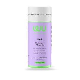 WU Nutrition PAZ | Glicinato de Magnesio | 120 Cápsulas | 2 meses de consumo | Suplemento Premium