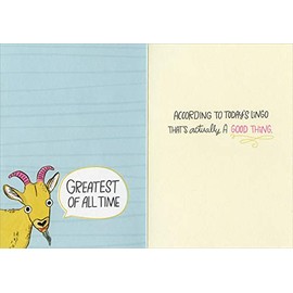 Designer Greetings Hope This Birthday is The Goat Funny/Humorous Birthday Card