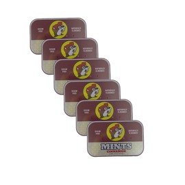 Buc-ee's Gluten Free & Sugar Free Mints (Cinnamon, 6 Pack)