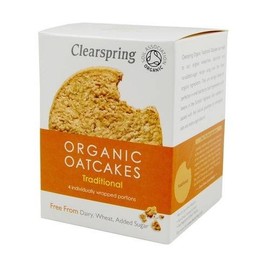 Clearspring Organic Oatcakes - Traditional 200g x 3