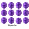 20pcs Honeycomb Flower Balls Party Honeycomb Balls Decoration Paper Flower