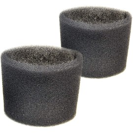 HQRP 2 Foam Filter Sleeves for Shop-Vac QUM400, QUM500, QUM550, QUM600, QUM650, QUMP550-P, QUMP600, QUMP650, QXL30ATS Wet Dry Vacuums