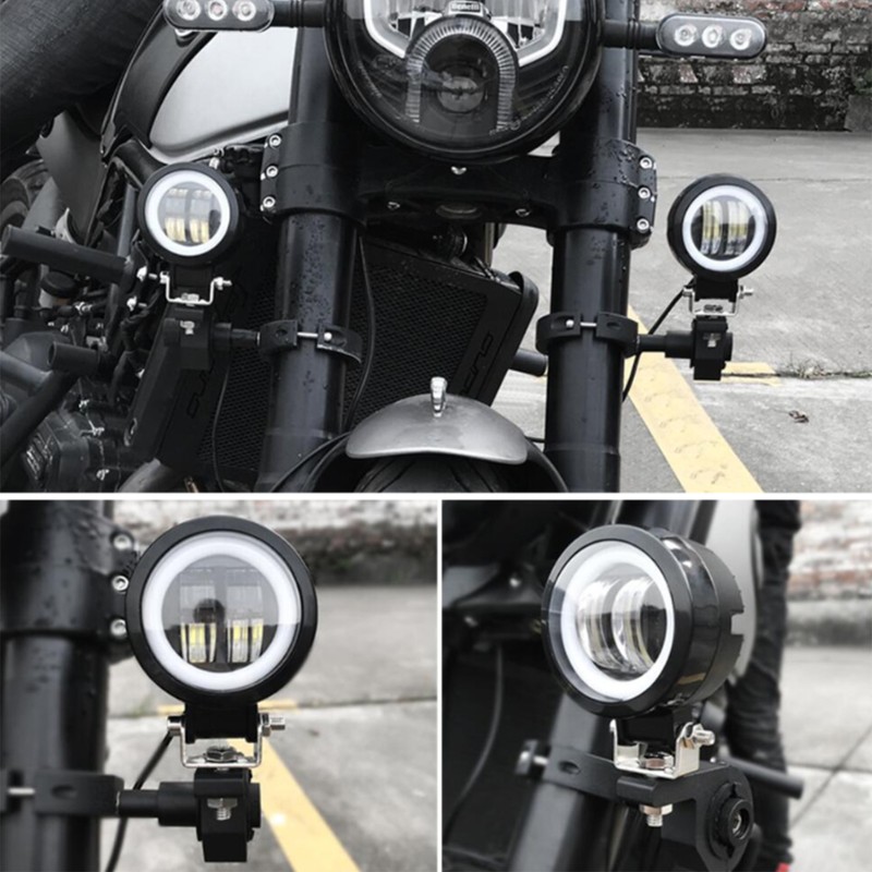 LED Fog Light Auxiliary Lamp 4D Double Lens 20W with