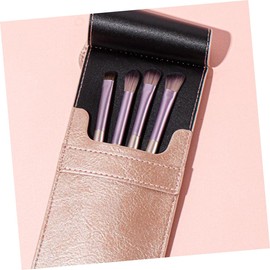 Healeved 1bag Portable Eyeshadow Brush Mini Eye Makeup Brushes for Even Application Safe for Cleaning for Daily Use Premium Quality for