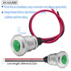 UL Listed Indicator Light 12mm 0.47" LED Lamp with 140mm