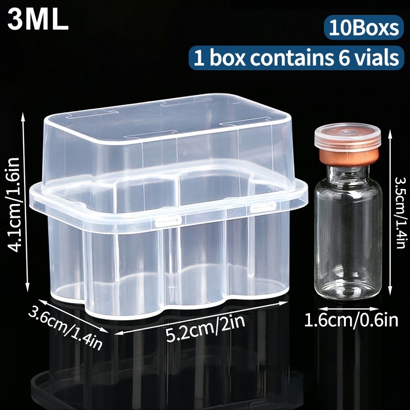 OrganiMax Refrigerator Storage Box – Peptide Vial Freezer Tube Container,