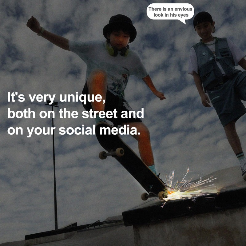 Upgrade Your Skateboard Add Sparking Flames Tail Plate Attachment for