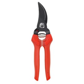 Bypass Hand Pruner with Carbon Steel Blade, Ergonomic Soft Grip Handle, Non-Stick Coating