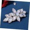 FOMIYES 3pcs Rhinestones Hair Clip Wedding Hairpin Crystal Barrette Hair