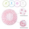 Ailiver Shower Caps for Women Men Reusable Shower Hat Bath