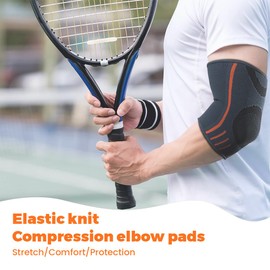 COYUN Elbow Brace Compression Elbow Support Bandage for Tennis Elbow Golfer's Elbow Tendonitis Osteoarthritis Sports Brace Men Women