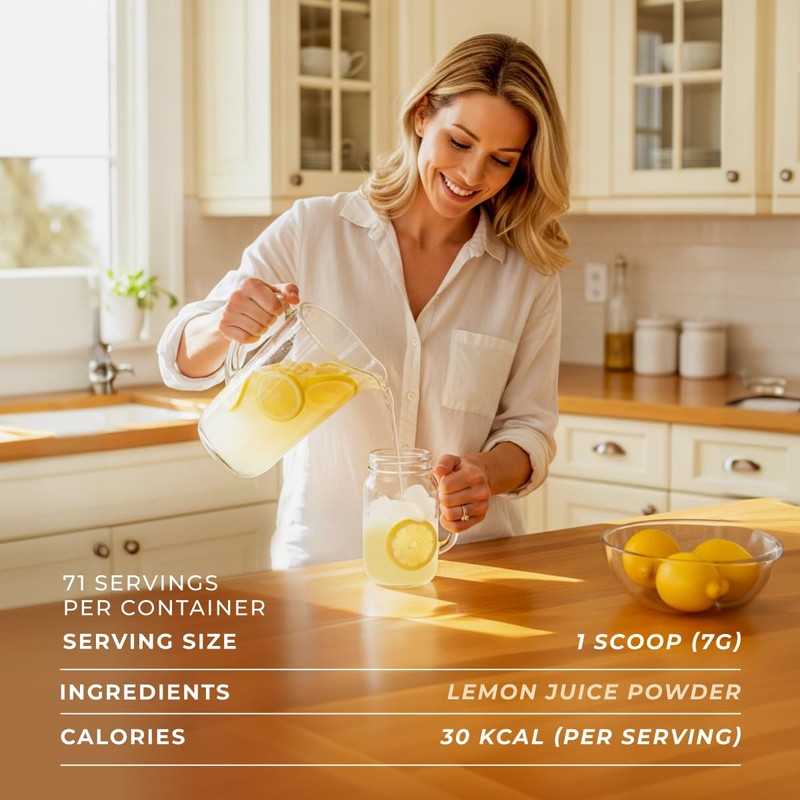 Gya Tea Co Lemon Powder 1.1lb (17.64 Oz) - 100%