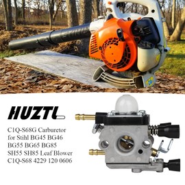 HUZTL BG55 Carburetor for STIHL BG45 BG46 BG65 BG85 SH55 SH85 Leafblower 4229 1200 606 Zama C1Q-S68G with Air Filter Tune Up Kit