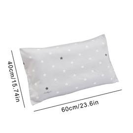 WeddHuis WUOOYOQ 45 Inclined Triangle Side Cushion Cover Zipper Pillow Case (Light Blue, 42*10*22cm)