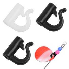 200pcs Quick Change Spinner Clevis Easy Spin Fishing Clevis Plastic Quick Snaps for Spinner Blades Crawler Harness Walleye Rig Spinner Making Speed Clevis
