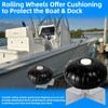 Dock Bumpers Wheel,Corner Mount Boat Dock Wheel Bumper,Dock Corner Bumper