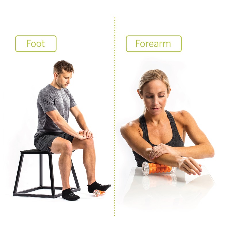 TRIGGERPOINT 04417 Nano Foot Roller, Orange, Myofascial Release, Foot Care