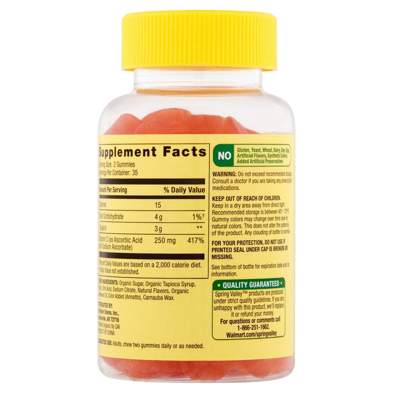 Spring Valley - Gummie Vitamin C 240 mg, 70 Orange