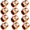WHK 12 Pack 1/2 Inch Press Propress Copper End Cap