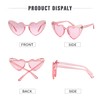GIFIORE Heart Sunglasses for Women Trendy Cat Eye Heart Shaped
