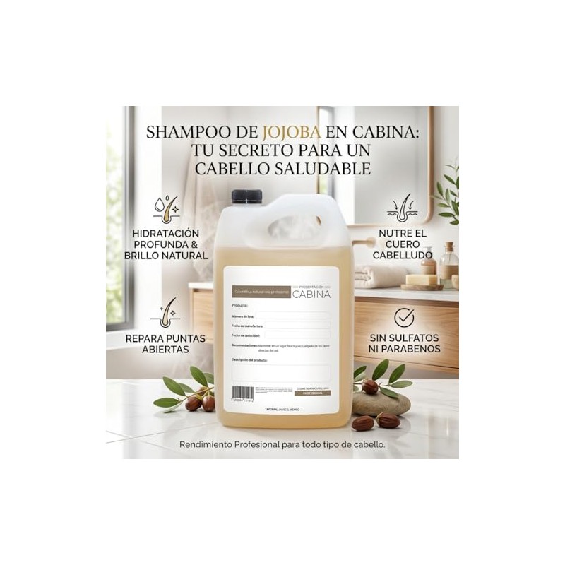 Shampoo a Granel para Hoteles con Aroma de Jojoba 1