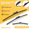MIKKUPPA 26"+22"+11" Wiper Blades Kit, Replacement for 2011-2023 Ford Explorer