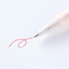 Mu-in Ryohin Smooth Writing Gel Ink Ballpoint Pen, Red, 0.5mm