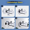 Angle Valve 2 Pack Shut Off Angle Stop Valve 1/2''