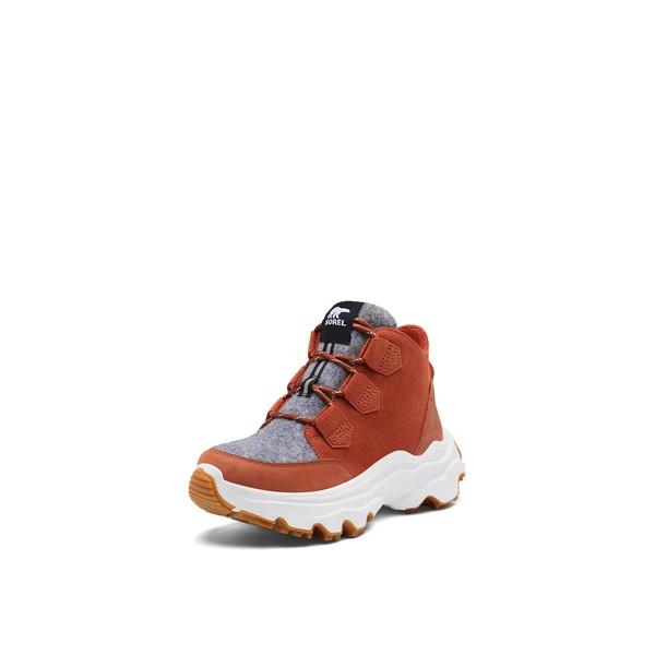Sorel Women's Kinetic Breakthru Caribou Waterproof Boot - Warp Red,