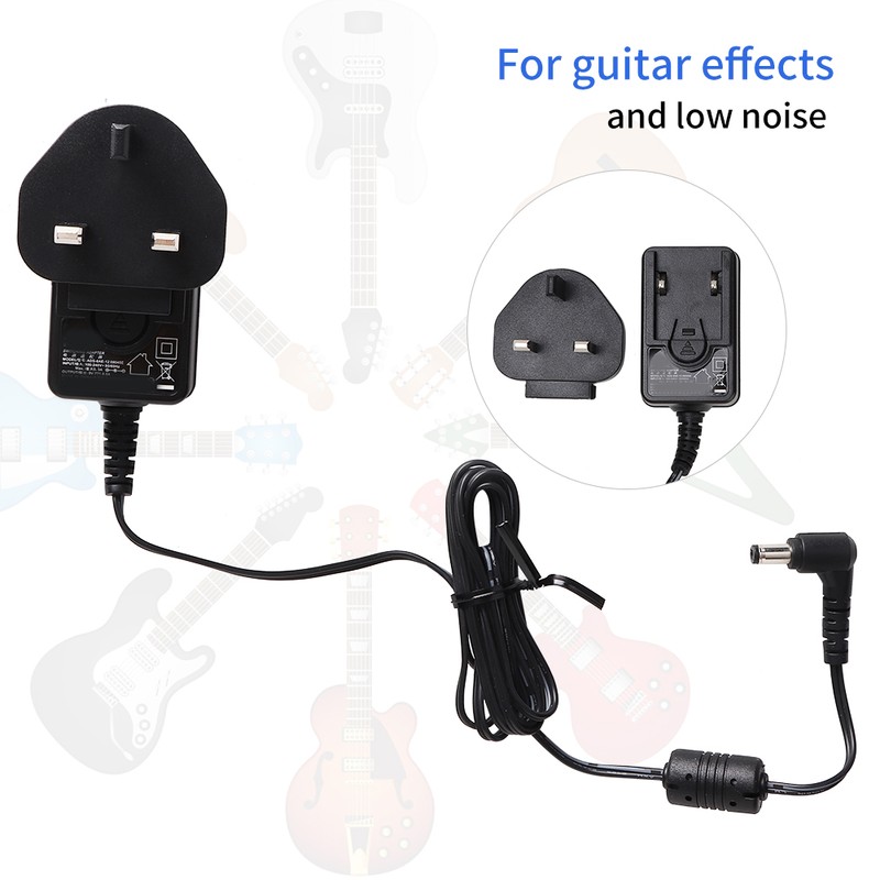 Universal 9V Electric Guitar Power Supply Adapter for Guitars Effects