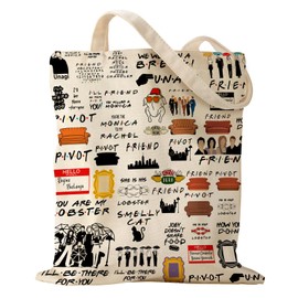 Miss Adola Tote Bag for Women Girls Aesthetic Canvas Tote Bag Inspired Gift Reusable Casual Bag for Work Shopping Travel, Old Friend