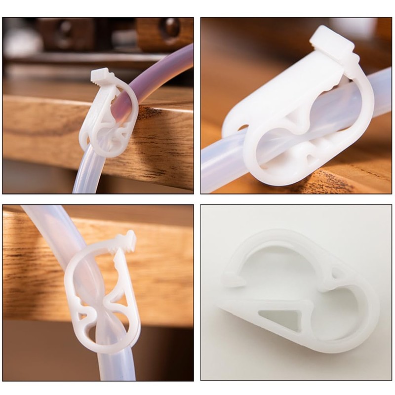 Water Flow Control Tube Clamp, 4 Pcs 5-8mm Plastic Adjustable